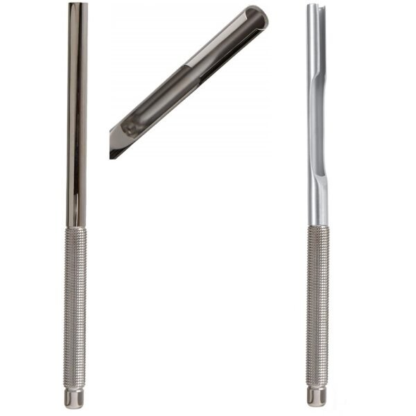 Bunnell Tendon Stripper, Ø 3.0mm Inside Diameter, Atraumatic Semi-Sharp Edges, Stainless Steel, 15cm
