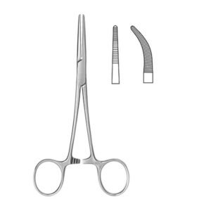 Crile Hemostatic Forceps, Straight, 14cm