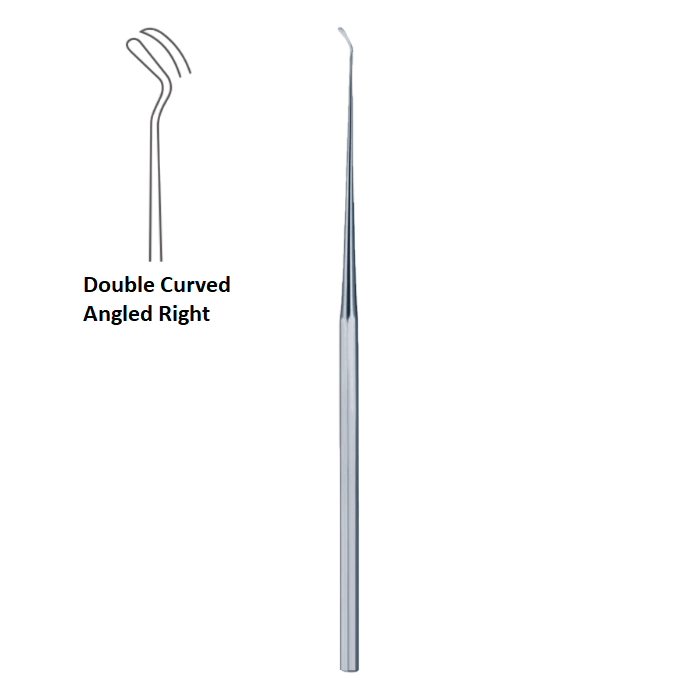 Fisch Dissector, Double Curved, Angled Right, 16cm