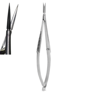 McPherson Vannas Micro Spring Dissecting Scissor, Straight, Sharp/Sharp, 9cm