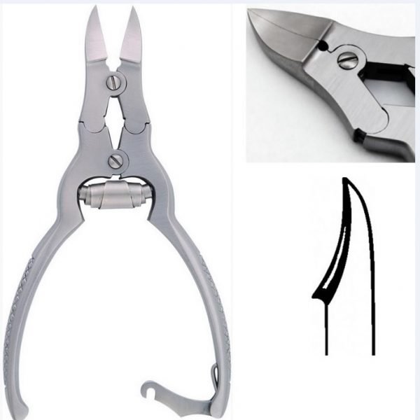 Nail Nipper Double action with Barrel Spring, 15cm