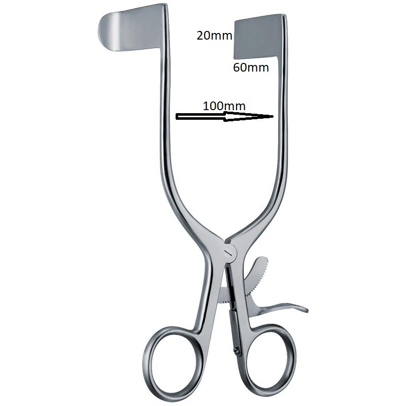 Rigby Vaginal Retractor, 18cm