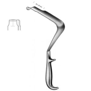 ST. Marks Pelvis Retractor 35x45mm/124x60mm, 29cm