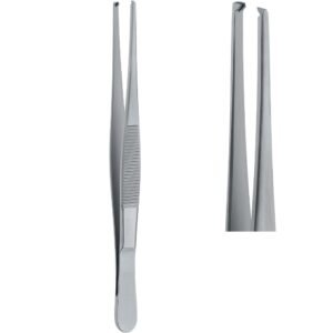 Standard Tissue Forceps, 1×2 Teeth, 10cm