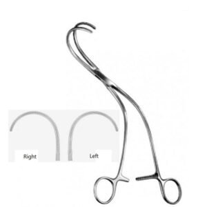 Weber Atraumatic Aortic Clamp, Right, 26cm