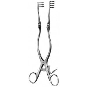 Adson Laminectomy Retractor, 3×4 Prongs, Blunt, 13cm