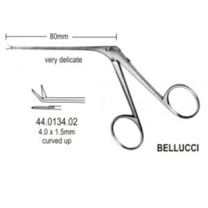 Bellucci Micro Mini Ear Scissors 4×1.5mm, 8cm