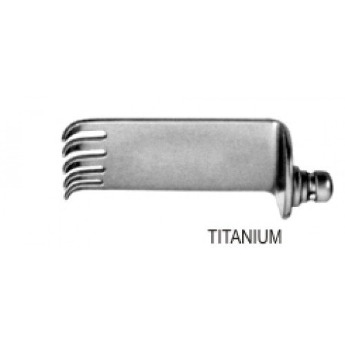 Blades Medial for Caspar Retractor 45x23mm (Titanium)