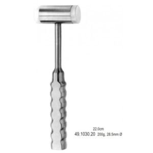 Bone Mallet with Exchange Face, 200g, 28.5mm, 22cm