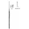 Buck Ear Curette Straight blunt, 0, 16.5cm