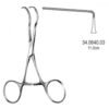 Castaneda Neonatal clamp very Delicated angled 11cm