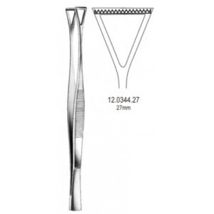 Collin Duval Tissue Forceps 27mm jaws 20cm