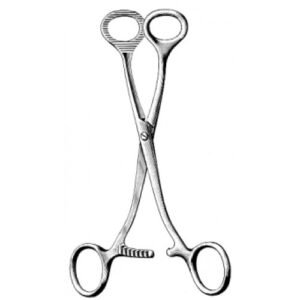 Collin Tongue Holding Forceps, 17cm