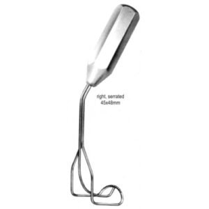 Cooley Artrial Retractor right Serrated 45x48mm, 21.5cm