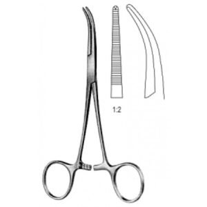 Dandy Hemostatic Forceps, 1×2 Teeth, 14cm