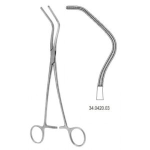 DeBakey-Harken Atraumatic Auricle clamp, 24cm