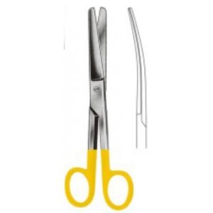 DOYEN Gynecological Scissors Curved 17cm Tungsten Carbide