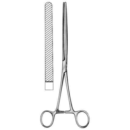 Doyen Intestinal Forceps Straight 23cm
