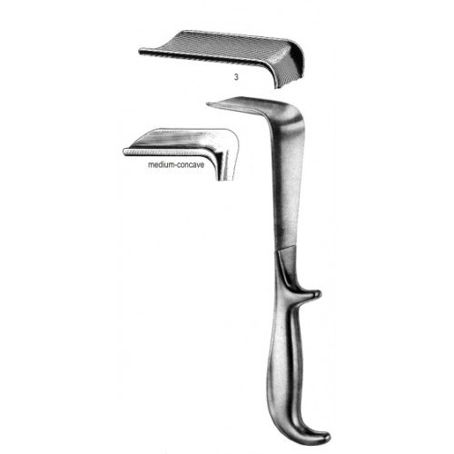 Doyen Vaginal Speculum med/concave 115x35mm