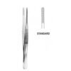 Dressing Forceps USA model Fluted Grip 14cm