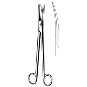 DUBOIS Gynecological Scissors Curved 27cm