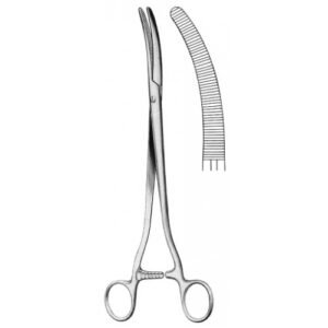 Faure Hysterectomy Forceps Curved 25cm