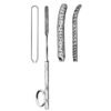 Gallaher Rhinology Raspatory Curved right Fig.3, 16cm