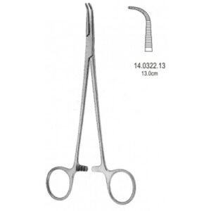 Gemini Hemostatic Forceps Curved 13cm