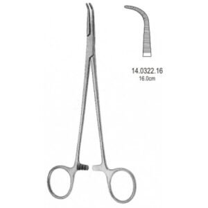 Gemini Hemostatic Forceps Curved 16cm