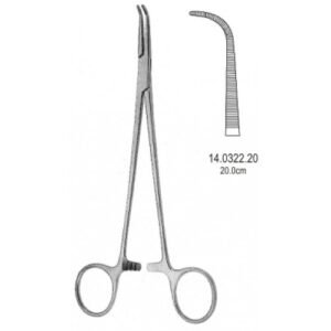 Gemini Hemostatic Forceps Curved 20cm