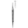 Gomel Micro Forceps with Platform, 1x2 Teeth, Round Handled, 18cm