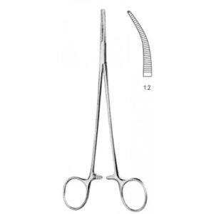 Halstead Mosquito Forceps Curved 1x2T 16cm