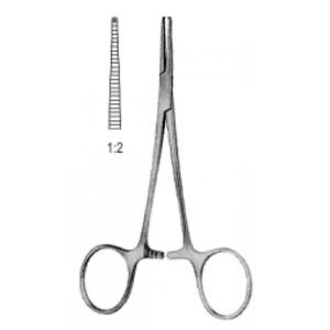 Halstead Mosquito Forceps Straight 1x2T 12.5cm