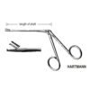 Hartmann Ear Forceps, 1x2 Teeth, 14cm