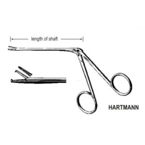 Hartmann Ear Forceps 1x2T 14cm