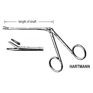 Hartmann Ear Forceps Serrated 7mm, 8.5cm