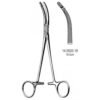 Heaney Hysterectomy Forceps Curved 1x1T, 19.5cm