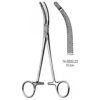 Heaney Hysterectomy Forceps Curved 1x1T, 23cm