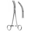 Heaney Hysterectomy Forceps Curved 2x2T, 23cm