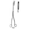 Hirst's Placenta Forceps Curved 6mm, 27.5cm