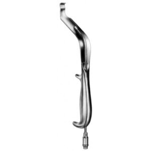 Intra Oral Retractor, Large and Medium 12.5mm-27mm, with Fiber Optic Light Carrier Fitting, 28cm