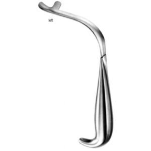 Intra Oral Retractor, Left, without Fibre Optic Fitting, 21cm