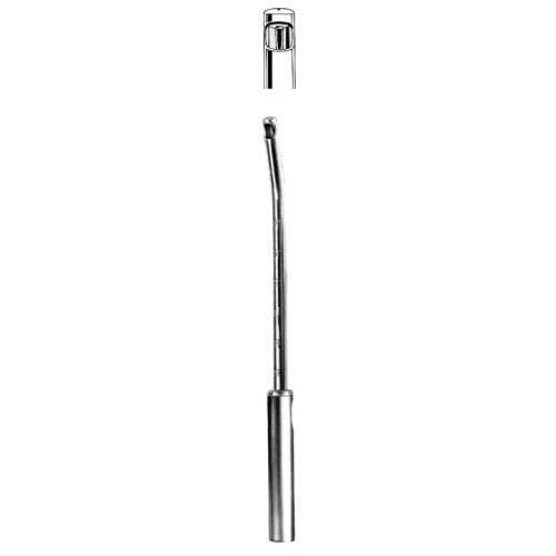 Intra-Uterine Aspiration Curette 10mm, 28cm