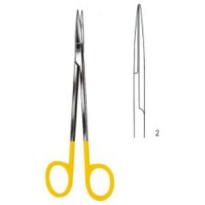 Kelly Scissors Straight 18cm Tungsten Carbide