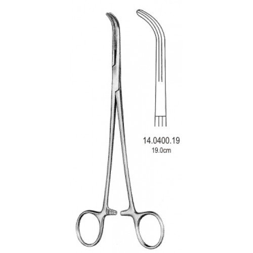 Lahey Gall Duct Forceps Curved 19cm
