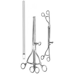 Lane Twin Stomach Clamp Forceps 30cm