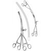 Lane Twin Stomach Clamp Forceps Curved 30cm