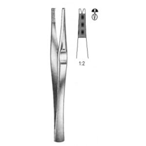 Lanes Tissue Forceps, 1×2 Teeth, 20cm