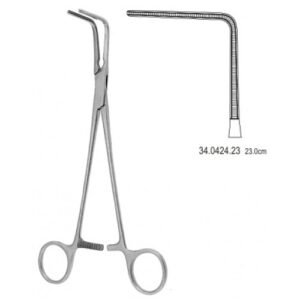 Lees Bronchus Clamp Atraumatic, Right, Angled, 23cm