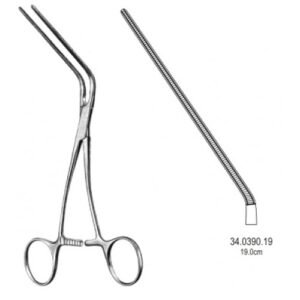 Leland Jones Peripheral Vascular Clamp, 19cm